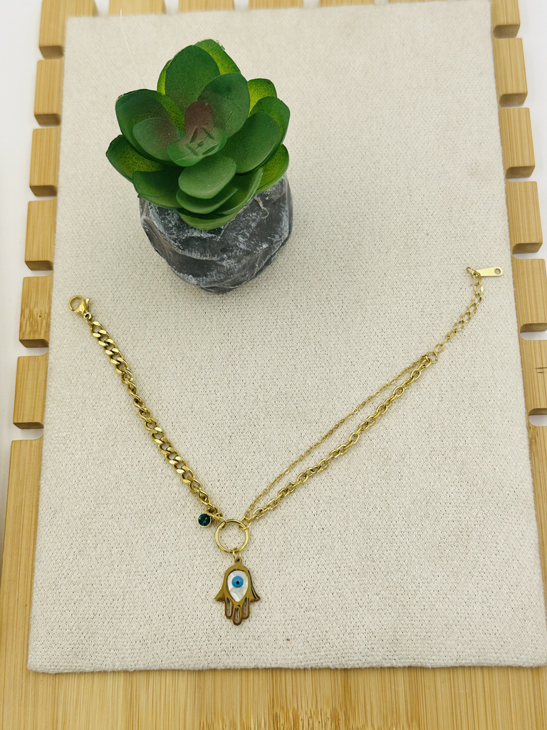 Evil eye minimal classic bracelet