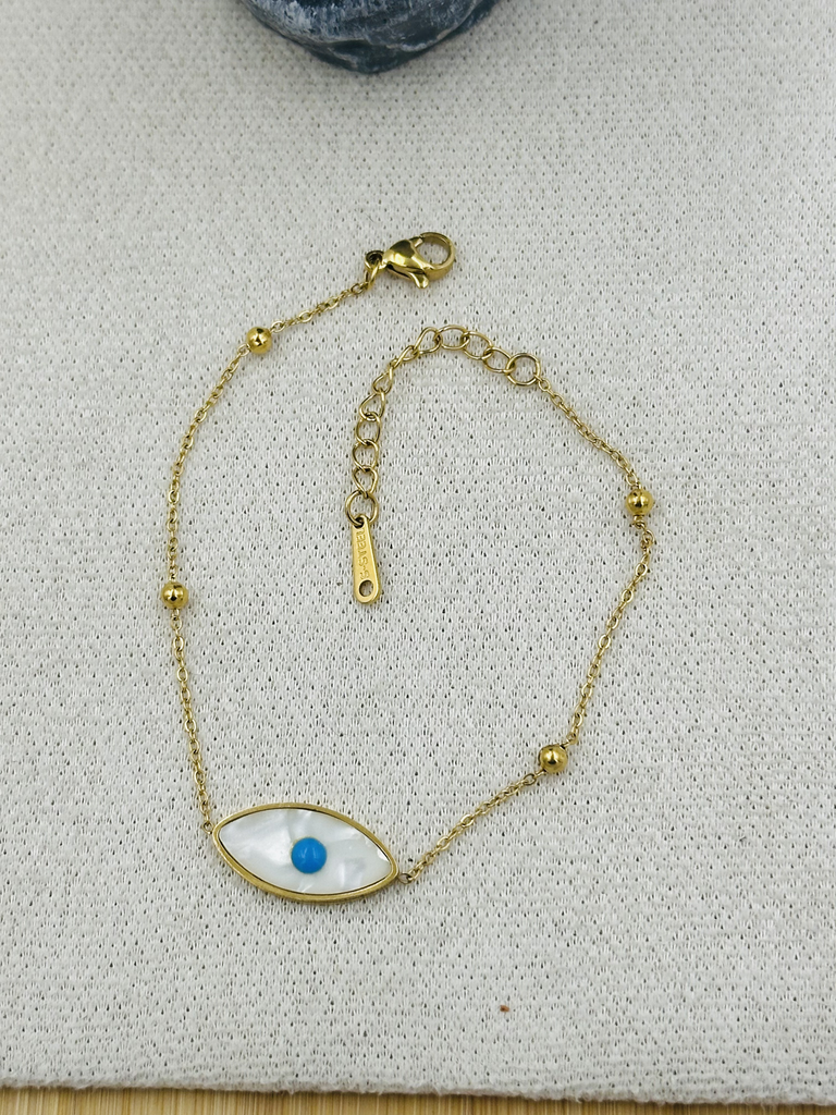 Max minimal evil eye bracelet