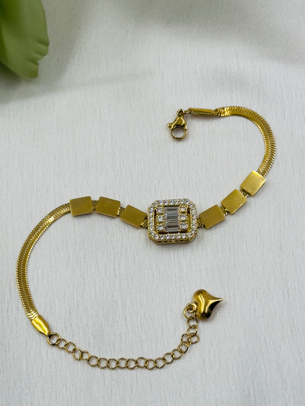 Crystal watch bracelet
