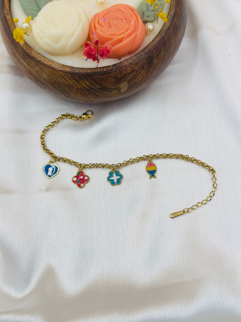 Colorfull charm bracelet