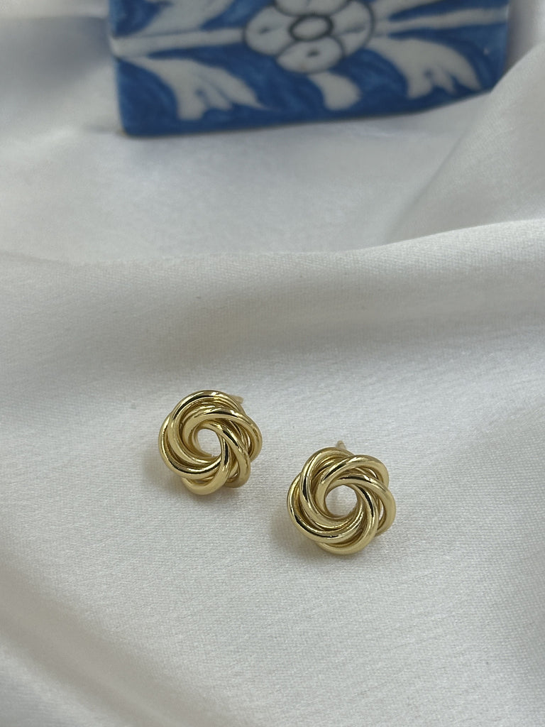 Cute chunky bun earrings
