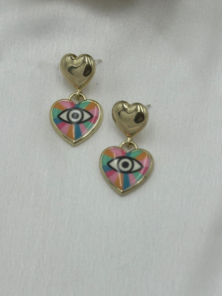 Little rainbow hearts