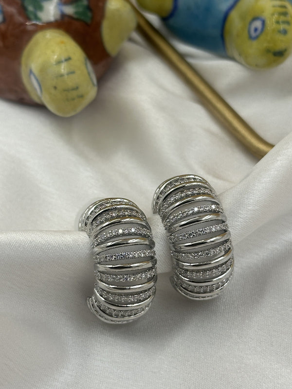 Silver embedded earcuffs