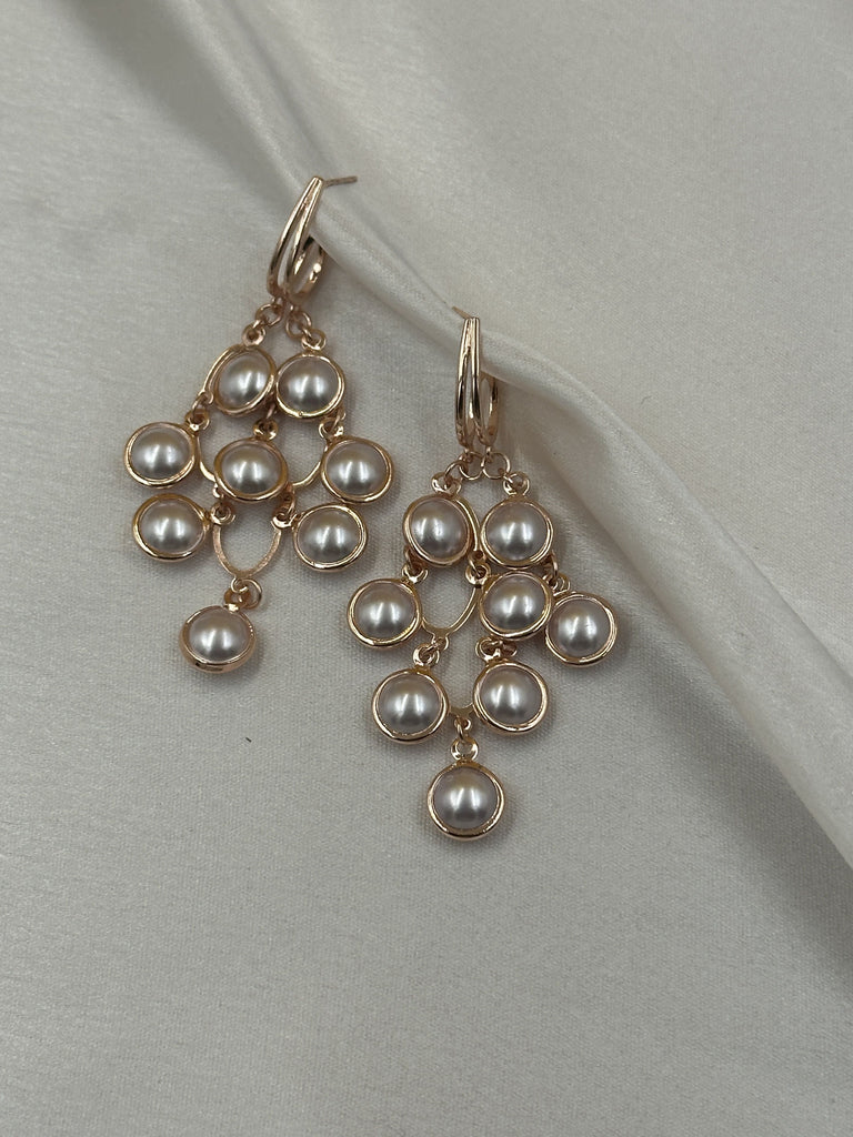 Rosegold pearl latkans