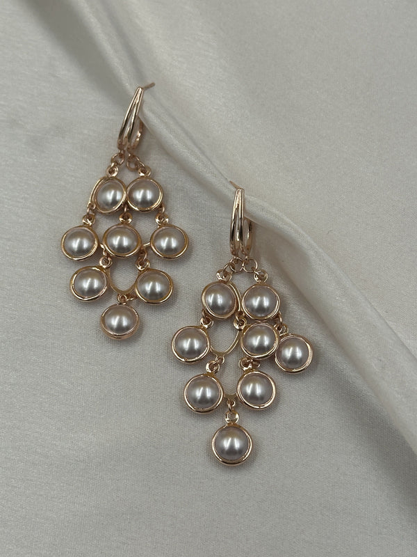 Rosegold pearl latkans