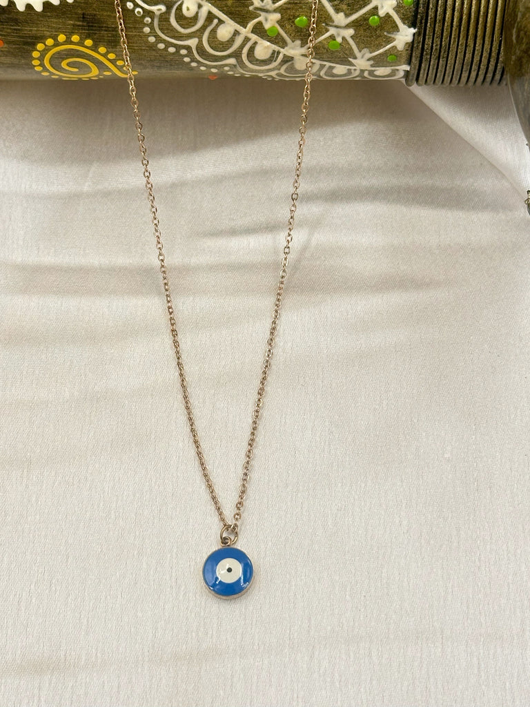 Minimal cute evileye chain