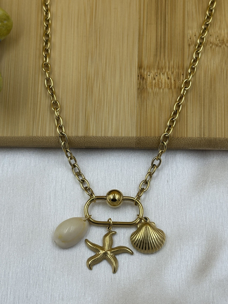 Nail clip beachy drop chain