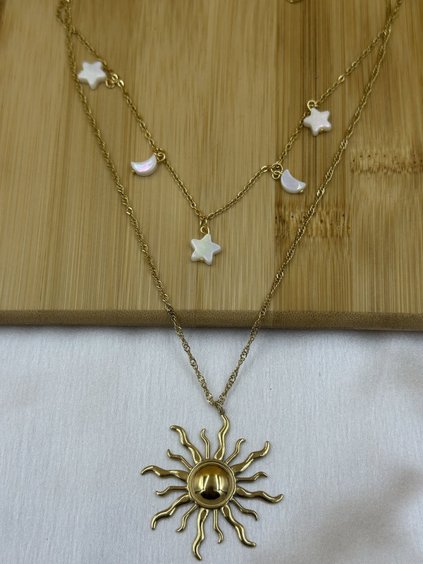 Sun and moon dual chain