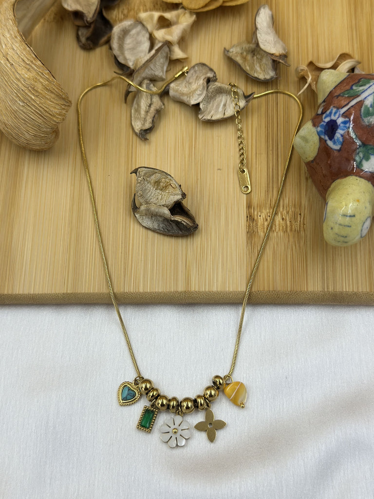 Charming charms neckline