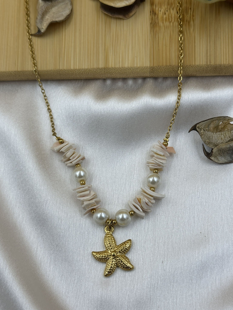 Cribble starfish neckpiece