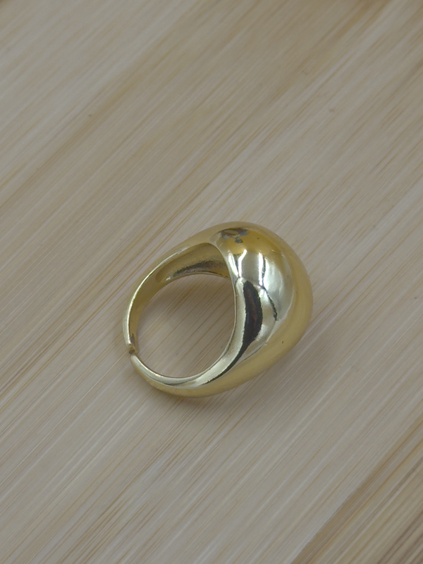 Chunky round plain ring