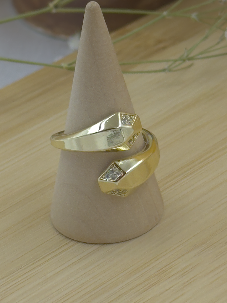 Snake studded ring
