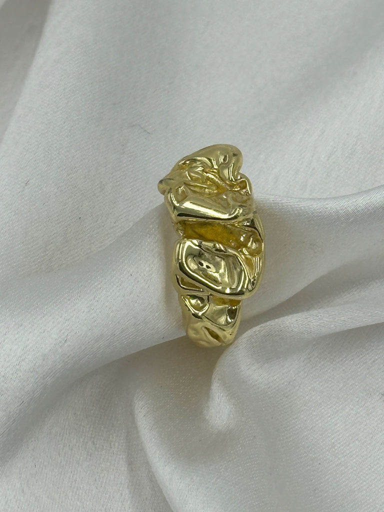 Ultra hammered ring