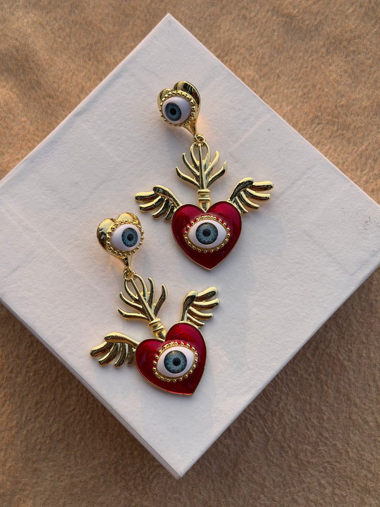 Evil eye hearts