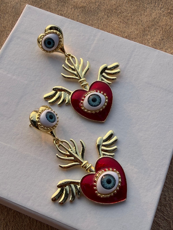 Evil eye hearts